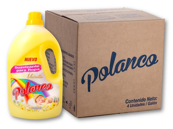 Suavizante Vainilla Polanco 4 Litros Caja